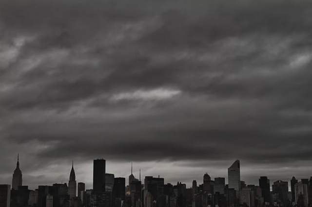"Wave of #hurricane gray over #NYC. #Irene" Inga Sarda-Sorensen